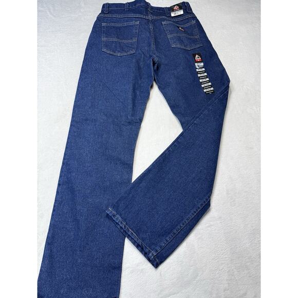 Bulwark FR Jeans Workwear Denim Arc Rating 21 ATPV HRC 2 Heavy Duty SZ 32x32 NWT - Picture 10 of 12